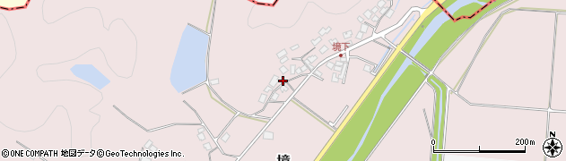 鳥取県西伯郡南部町境612周辺の地図