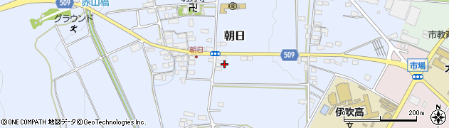 滋賀県米原市朝日380周辺の地図