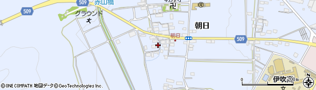 滋賀県米原市朝日780周辺の地図