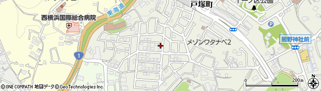 神奈川県横浜市戸塚区戸塚町1905-21周辺の地図