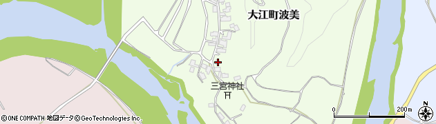 京都府福知山市大江町波美682周辺の地図