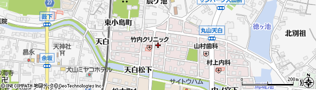 愛知県犬山市丸山天白町87周辺の地図