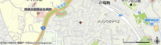 神奈川県横浜市戸塚区戸塚町1905-19周辺の地図
