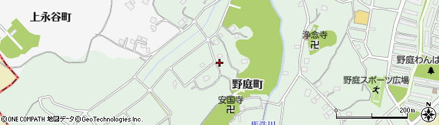 神奈川県横浜市港南区野庭町2166周辺の地図