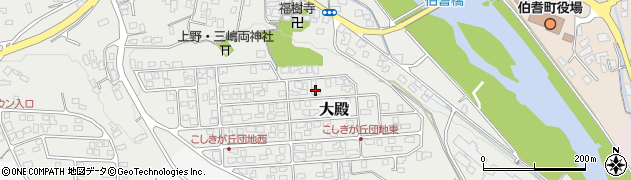 鳥取県西伯郡伯耆町大殿1218周辺の地図