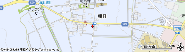 滋賀県米原市朝日560周辺の地図