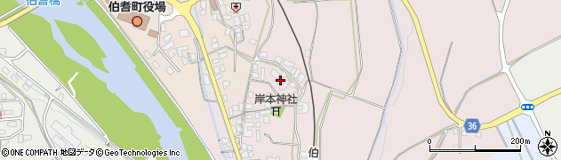 鳥取県西伯郡伯耆町岸本206周辺の地図