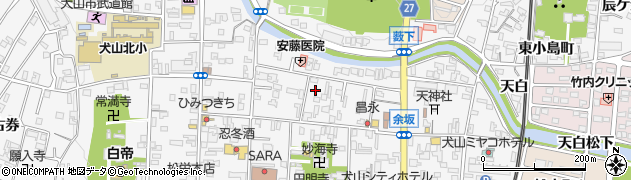 愛知県犬山市犬山東古券447周辺の地図