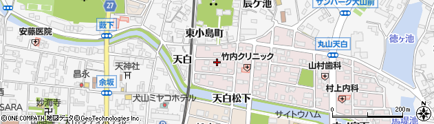 愛知県犬山市丸山天白町23周辺の地図