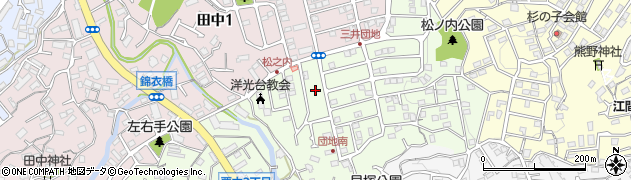 神奈川県横浜市磯子区栗木1丁目19周辺の地図