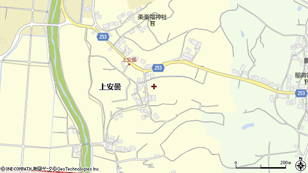 〒683-0255 鳥取県米子市上安曇の地図