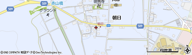 滋賀県米原市朝日554周辺の地図