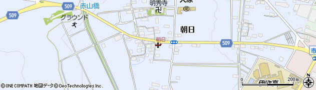 滋賀県米原市朝日555周辺の地図