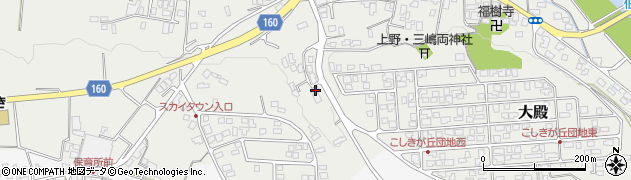 鳥取県西伯郡伯耆町大殿1552周辺の地図