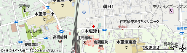 チケパ木更津駅前第３駐車場周辺の地図