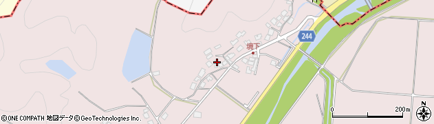 鳥取県西伯郡南部町境622周辺の地図