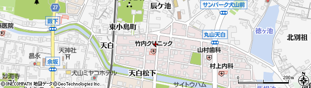 愛知県犬山市丸山天白町72周辺の地図