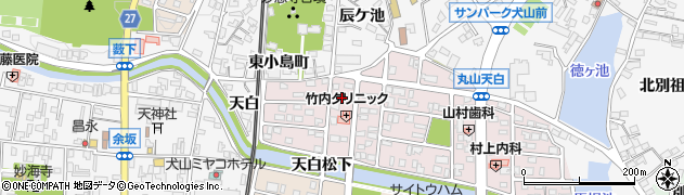 愛知県犬山市丸山天白町65周辺の地図