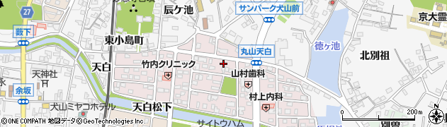愛知県犬山市丸山天白町148周辺の地図