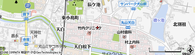 愛知県犬山市丸山天白町98周辺の地図