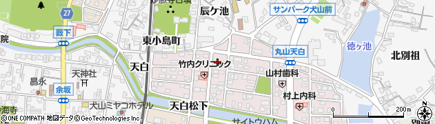 愛知県犬山市丸山天白町89周辺の地図