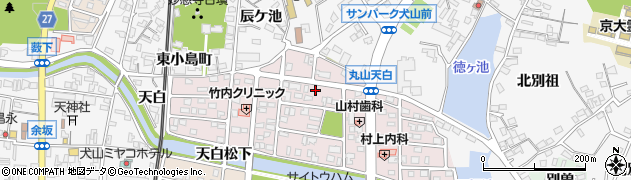愛知県犬山市丸山天白町150周辺の地図