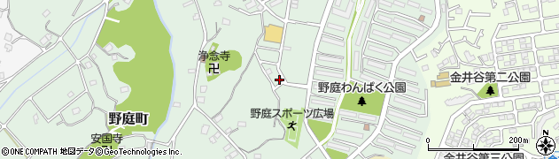 神奈川県横浜市港南区野庭町667-42周辺の地図