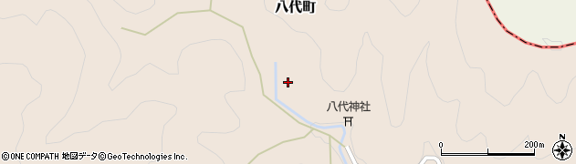 京都府綾部市八代町（段）周辺の地図