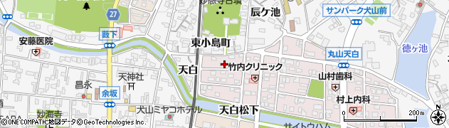 愛知県犬山市丸山天白町16周辺の地図