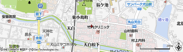愛知県犬山市丸山天白町13周辺の地図