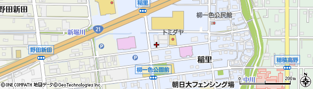 大垣西濃信用金庫穂積支店周辺の地図