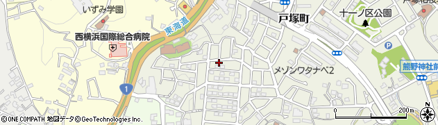 神奈川県横浜市戸塚区戸塚町1905-3周辺の地図
