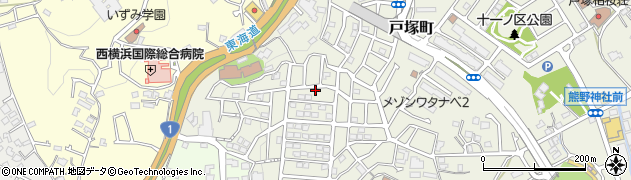 神奈川県横浜市戸塚区戸塚町1905-13周辺の地図