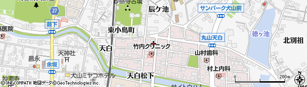 愛知県犬山市丸山天白町71周辺の地図