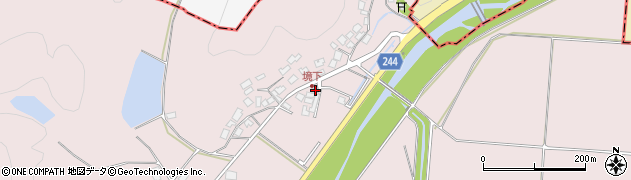 鳥取県西伯郡南部町境666周辺の地図