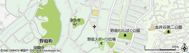 神奈川県横浜市港南区野庭町667-40周辺の地図