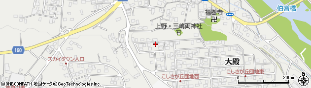鳥取県西伯郡伯耆町大殿1507周辺の地図
