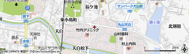 愛知県犬山市丸山天白町96周辺の地図