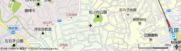 神奈川県横浜市磯子区栗木1丁目6周辺の地図