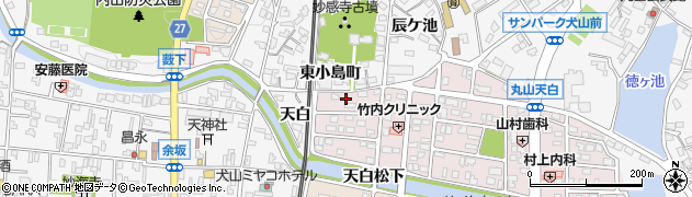 愛知県犬山市丸山天白町7周辺の地図