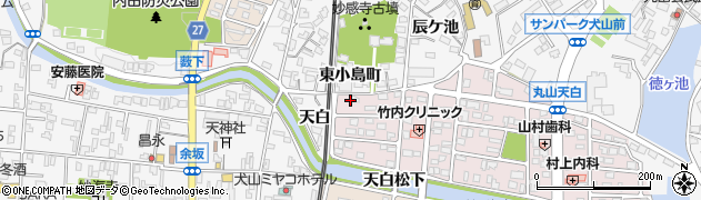 愛知県犬山市丸山天白町3周辺の地図