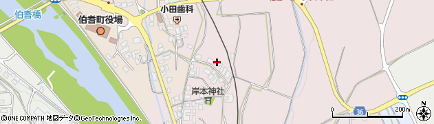 鳥取県西伯郡伯耆町岸本169周辺の地図