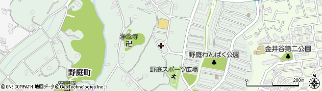 神奈川県横浜市港南区野庭町667-37周辺の地図
