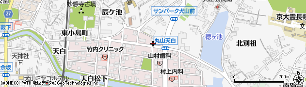 愛知県犬山市丸山天白町170周辺の地図