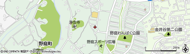 神奈川県横浜市港南区野庭町667-38周辺の地図