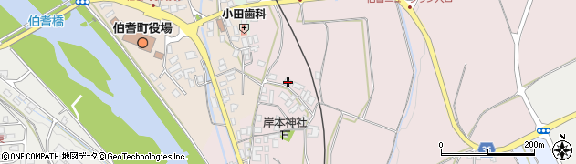 鳥取県西伯郡伯耆町岸本170周辺の地図
