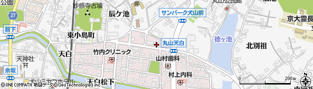 愛知県犬山市丸山天白町168周辺の地図