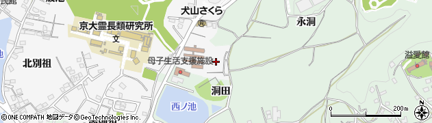 愛知県犬山市犬山（東洞）周辺の地図