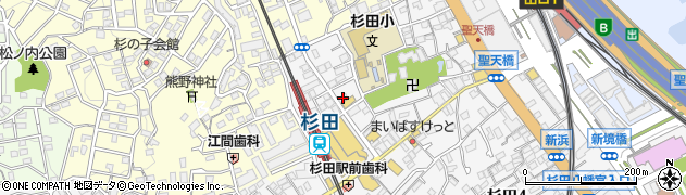 なの花薬局杉田店周辺の地図