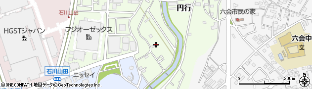 神奈川県藤沢市円行周辺の地図